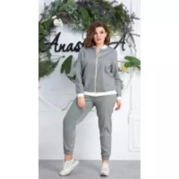 Спортивная одежда Anastasia-554 В цвете: Серый; Размеры: 56,58,60,50,52,54