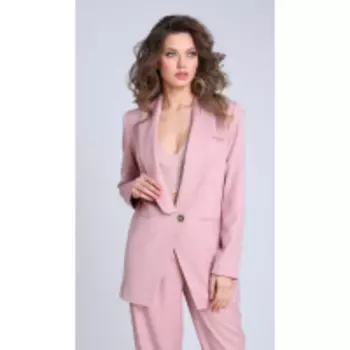 Жакет Sandyna-13829/1 В цвете: Розовый; Размеры: 50,52,46,48,54,44