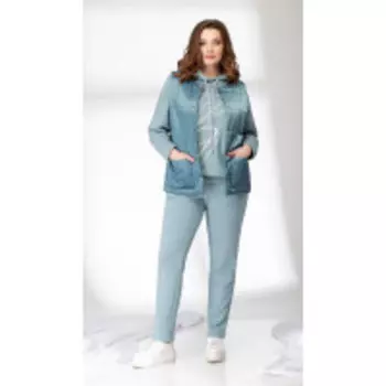 Спортивная одежда Elady-3794 В цвете: Голубой; Размеры: 56,58,54