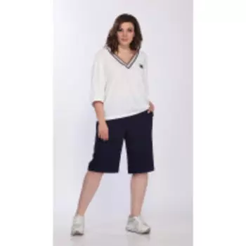 Спортивная одежда Lady Secret-2762 В цвете: Синий, Белый; Размеры: 56,52,54