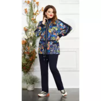 Спортивная одежда Mira Fashion-2765-8 В цвете: Синий; Размеры: 56,58