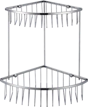 Полка Savol S-002514-2 хром, для душа, угловая