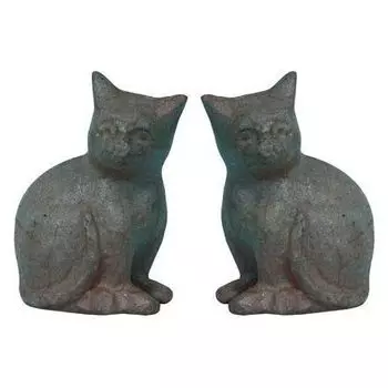 Фигурка из папье-маше, объемная, мал, кошки уп.2шт. 9*18,5*13см