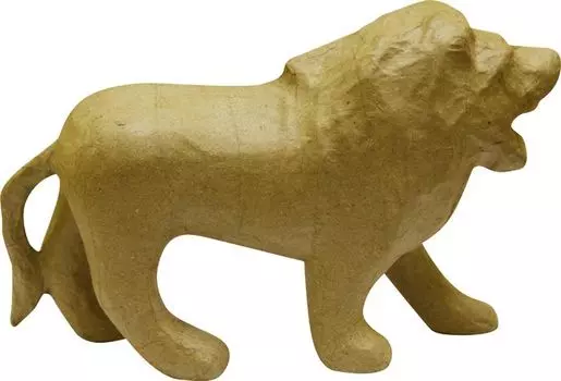 Фигурка из папье-маше, объемная, мал, лев 23*8*13,5 см