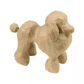 Фигурка из папье-маше, объемная, мал, пудель, 10,5*20,5*18,5 см SA148