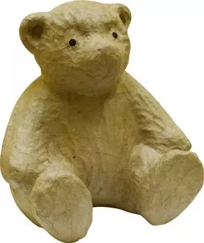 Фигурка из папье-маше, объемная, ср, медвежонок 20*20*18см