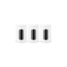 Набор контейнеров с окном Brabantia 1,4л 3пр. (белый)