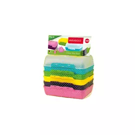 Набор ланчбоксов 6пр 16x11x14см "Вариация"
