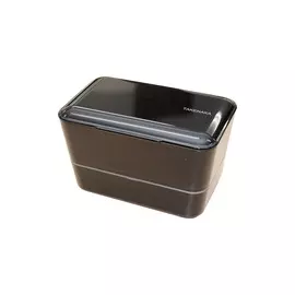 Ланч-бокс двухъярусный TAKENAKA 1,15л (чёрный)