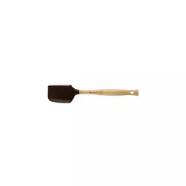 Лопатка кондитерская Le Creuset 33см,силикон,дерево,чёрный (Black)