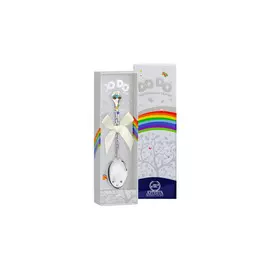 Ложка детская DODO "Машинка" ч/п с эмалью + футляр Ag, 925