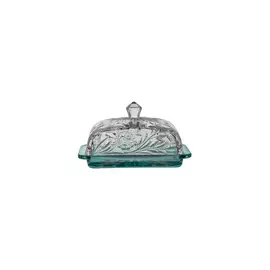 Маслёнка Crystalite Bohemia Моцарт/Лагуна/Африканская роза, 17см