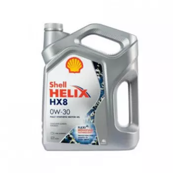 Масло моторное синтетическое Shell Helix HX8 Synthetic 0W-30 (4л) 550050026