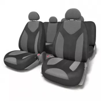 Чехлы на сиденья универсальные MATRIX MTX-1105 BK/D.GY (S)