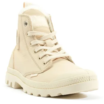 Палладиевые зимние ботинки "PAMPA HI ZIP WL W", на подкладке Palladium, цвет Puder