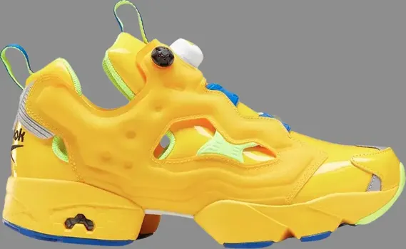 Кроссовки illumination x instapump fury 'minions' Reebok, желтый