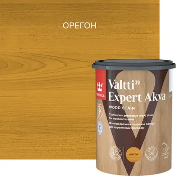 Антисептик защитно-декоративный Tikkurila Valtti Expert Akva орегон полуматовый 0.9 л