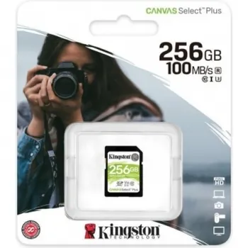 Карта памяти Kingston Canvas 256Gb Select Plus SDXC UHS-I U3 V30 (100/85 Mb/s)