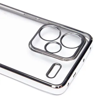Чехол-накладка Activ Pilot для смартфона Xiaomi Redmi Note 13 Pro, силикон, серебристый (223929)