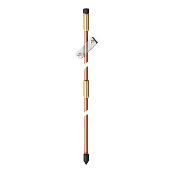Заземлитель DKC NE1114CC вертикальный, омедненная сталь, 3 м (2х1,5м), d14,2мм, "Jupiter"