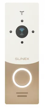 Вызывная панель Slinex ML-20HD золото/белый, 2,0 Мп (AHD) 960 ТВЛ (CVBS), 150, 1/4” CMOS, 0,01 Люкс до 1,5 м, IP65