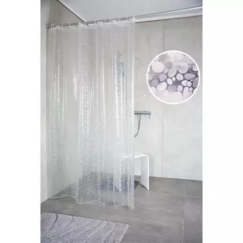 Штора для ванной Ridder Stone полупрозрачный 180x200 см