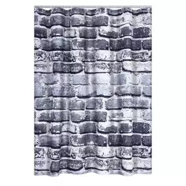 Штора для ванной Ridder Wall серая 200х180 см