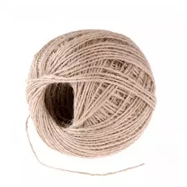 Шпагат джутовый Сибртех, 1 мм, L 140 м, 2-ниточный,