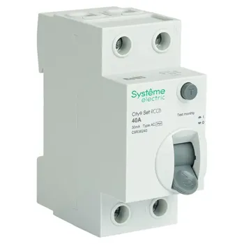 Дифференциальный автомат Systeme Electric City9 Set C9D61616 1P N С16 А 10мА 6кА A