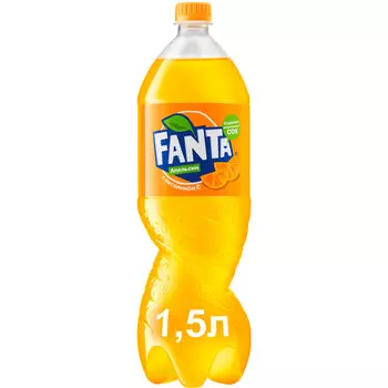 Напиток Fanta апельсин б/алк газ 1.5л пэт