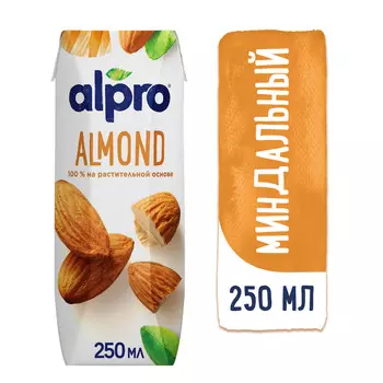 Напиток миндальный Alpro обогащенный кальцием и витаминами 250мл