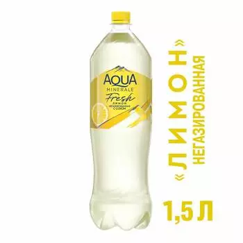 Напиток питьевая Aqua Minerale с соком лимон н/газ 1,5л пэт