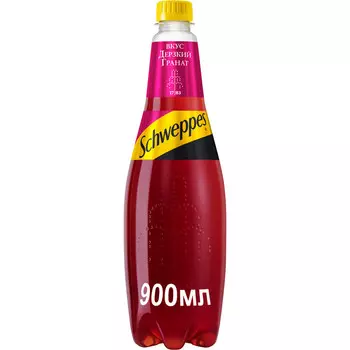 Напиток тоник Schweppes Гранат б/алк сильногаз 0,9л пэт