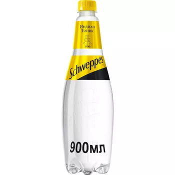 Напиток тоник Schweppes Индиан б/алк газ 0,9л пэт