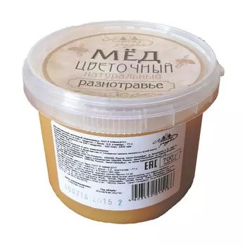Мед клеверный Лесные угодья 700г пластик