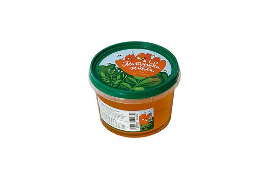 Мед Матушка пчела разнотравье, 350г пл/б