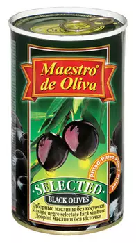 Маслины Maestro de Oliva б/к 360г ж/б