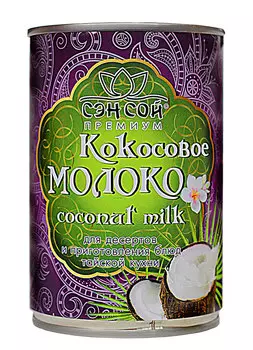 Молоко кокосовое Sen Soy 400мл ж/б