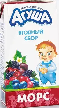 Морс Агуша ягодный сбор 500мл т/п