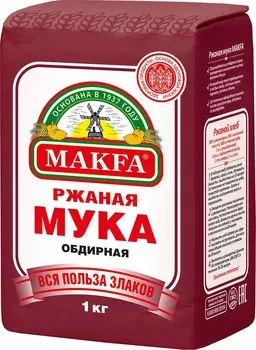 Мука Макфа ржаная 1 кг