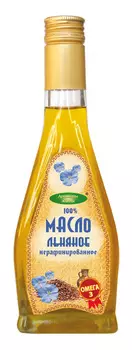 Масло льняное Ароматы жизни нерафинированное 250мл ст/б