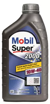 Масло мотор. 1л (п/синт) Mobil Super 2000x1 10W-40