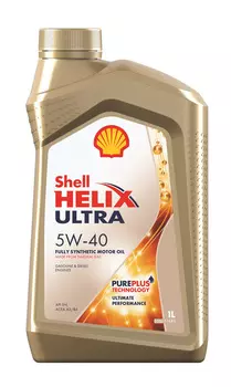 Масло мотор 1л (синт) Shell Helix Ultra 5W/40