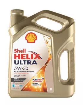 Масло мотор 4л (синт) Shell Helix Ultra ECT C3 5w/30