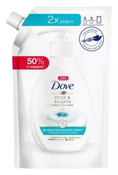 Мыло жидкое Dove Уход и защита антибактериальное дой-пак 500мл