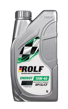 Масло моторное ROLF Energy SAE 10W-40 API SL/CF полусинт 1л