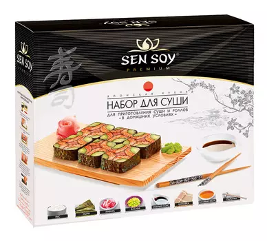 Набор д/суши Sen Soy Premium 394г