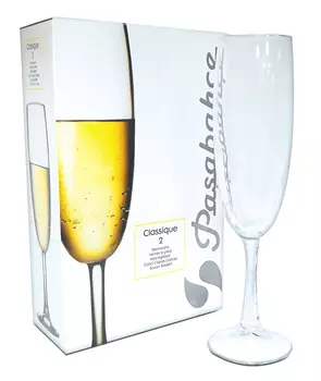 Набор из 2-х бокалов Classique арт.440150 д/шампанского стекло 215мл