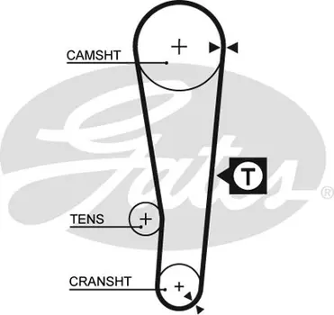 ремень ГРМ! 121x210\ Toyota Carina E 1.8 16V 94>/Avensis 1.6/1.8 16V 98>