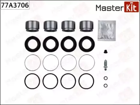 рем.к-т диск. тормоза с поршнем пер.!\Mitsubishi Pajero IV,Toyota Land Cruiser Prado 02-10 77A3706 MASTERKIT